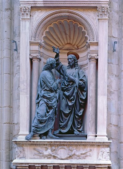 The Doubting Thomas by Andrea del Verrocchio